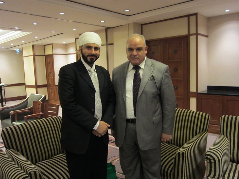 with President Board of Trade of Jordan