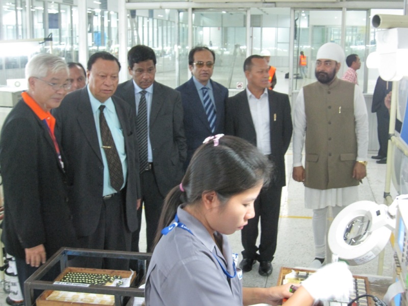 Chief Minister of Nagaland Visited Factory in Thailand