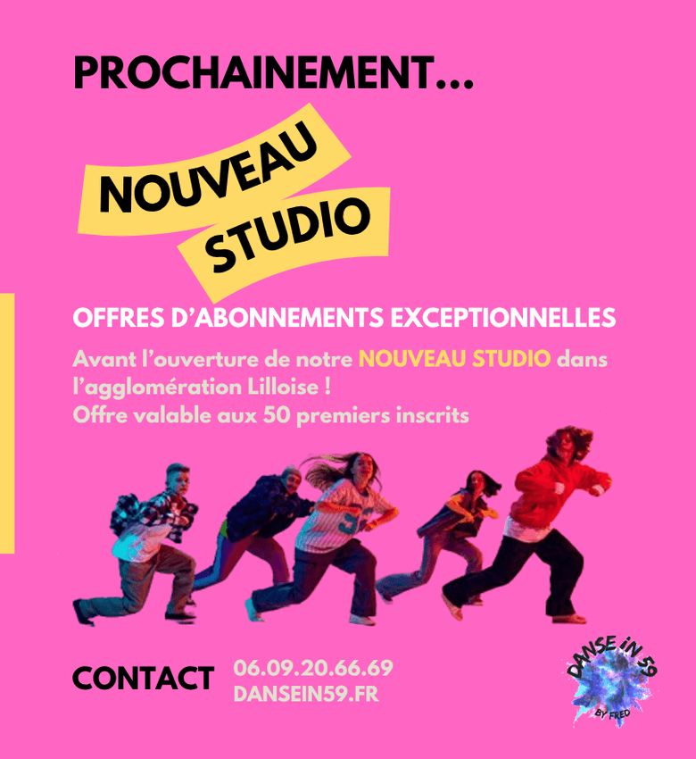 Bientôt un nouveau studio à Hellemmes pour Danse in 59