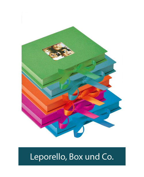 Leporello, Box und Co.