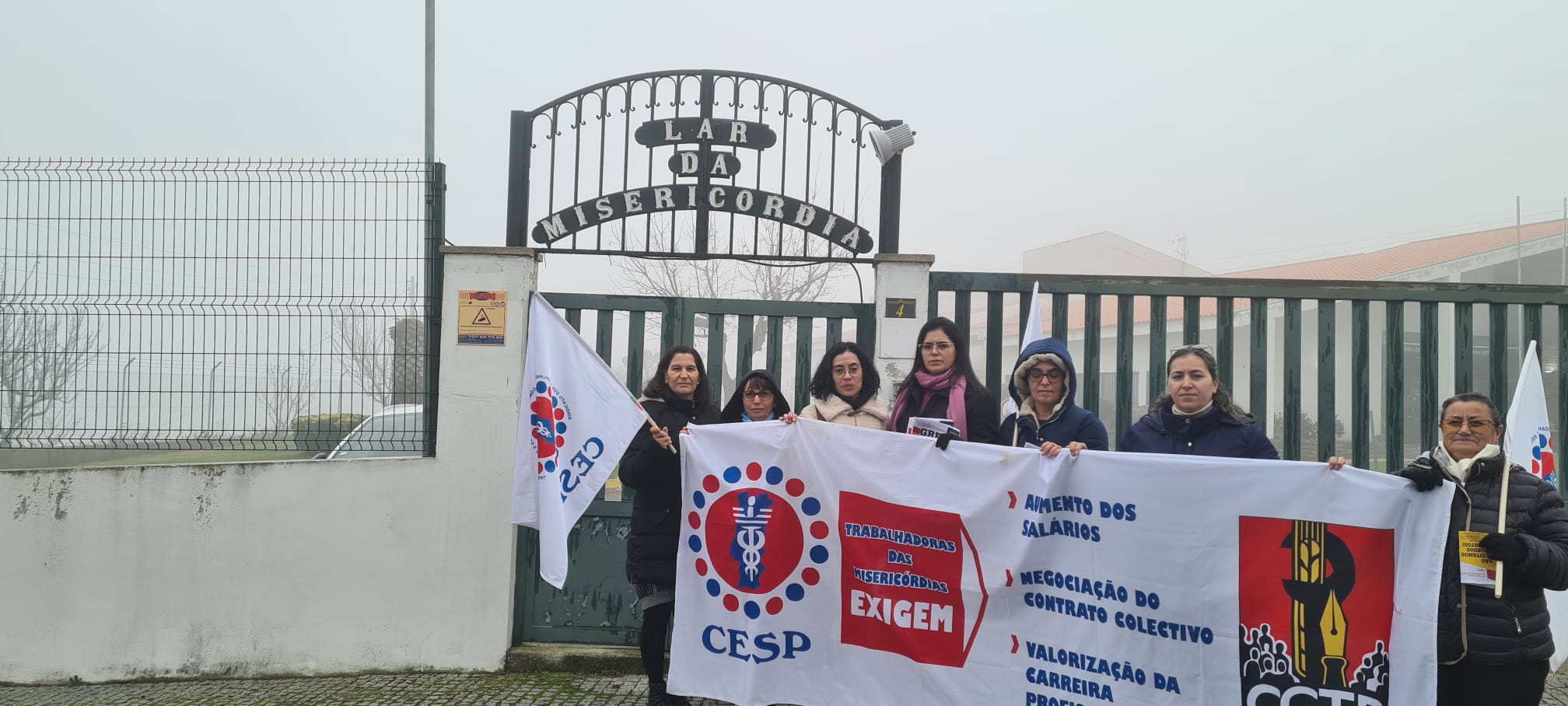 Piquete de Greve na Santa Casa da Misericórdia de Freixo de Espada à Cinta!