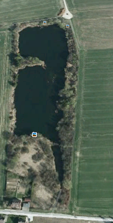 Biotop "Tonkuhle Farmsen" (Foto: google earth)