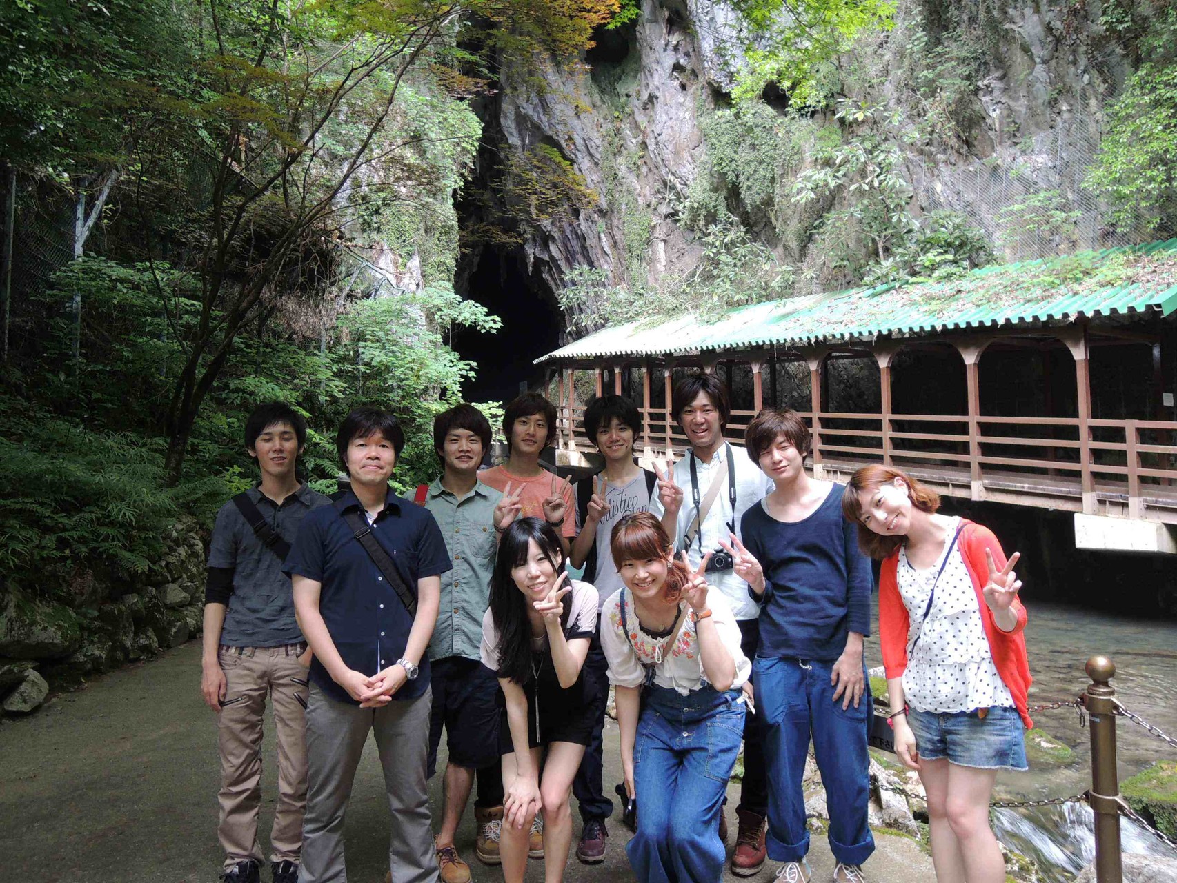 研究室旅行 秋芳洞（2013.7.13）