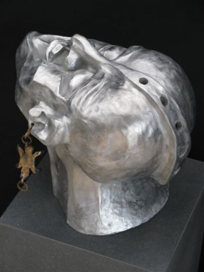 "Der Visionär" 2008 - Aluminium und Bronze - 37 cm
