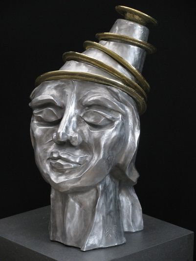"Der Alchemist" 2008 - Aluminium und Messing - 52 cm