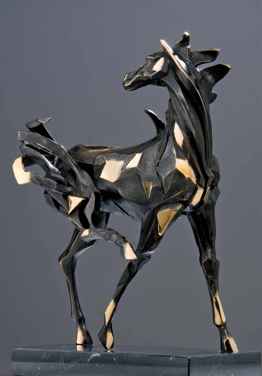 "Aggressivitá di madre" - Bronze - 44x34x17cm