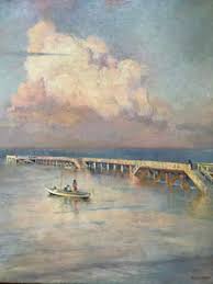 Paul Leroy Arcachon Peinture bordelaise Galerie Bassam Bordeaux Cap Ferret