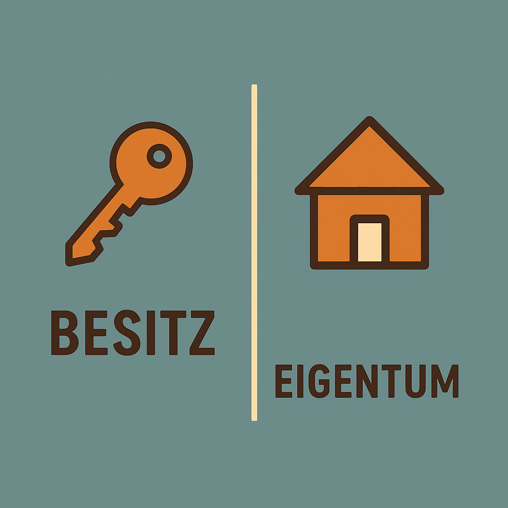 Besitz und Eigentum – kennst Du den Unterschied?