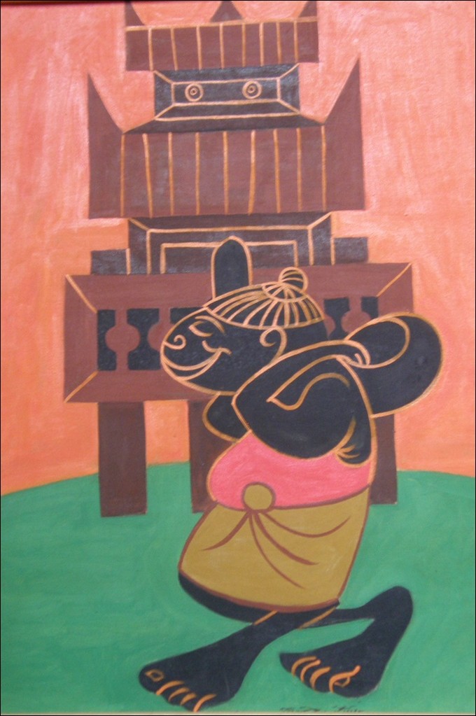 A monastic boy (45 x 65 cm)