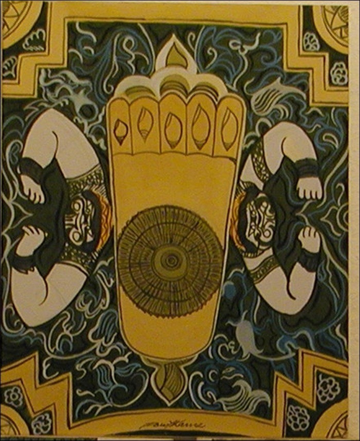 (Rituale) (ca. 45 x 30 cm)