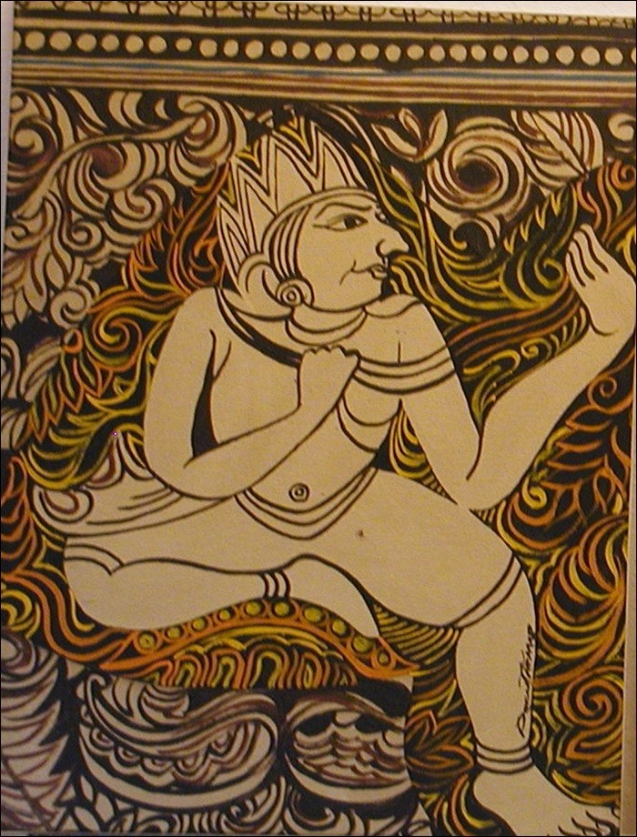 (Göttin) (40 x 50 cm)