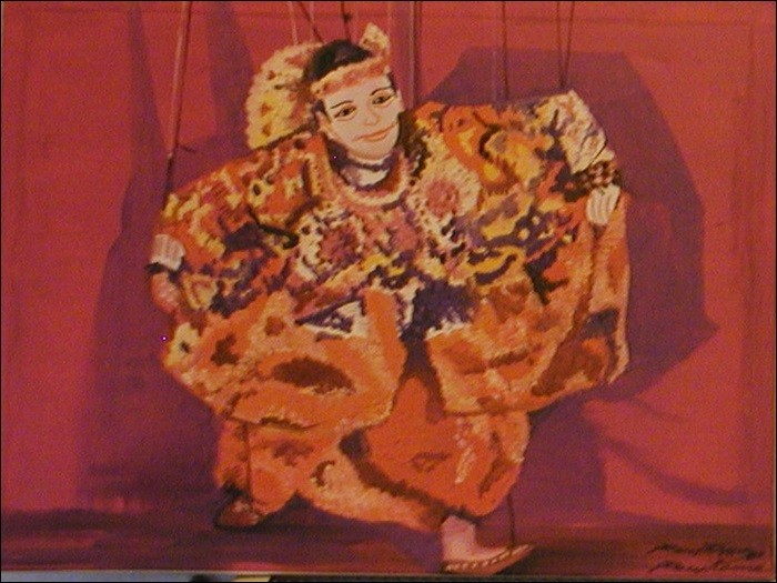 (Marionettentänzer) (50 x 40 cm)