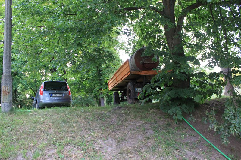 Wasser marsch - mit Tankwagen von Stadhof- DANKE!