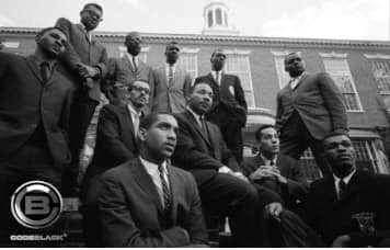 A Freedom Fighter “Cousin” Senator Clarence M.Mitchell III in 1960 in Atlanta with fellow Freedom Fighters, Dr. Martin Luther King, Jr., Mayor Marion Barry, Dr.Bernard Lafayette, Julian Bond , Rev. C. T. Vivian and others at the founding of the SNCC.