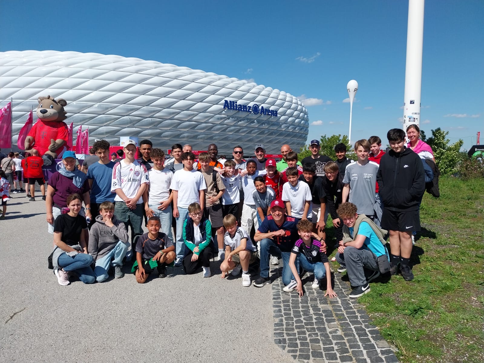 C-Jugend beim Bundesligaspiel in München