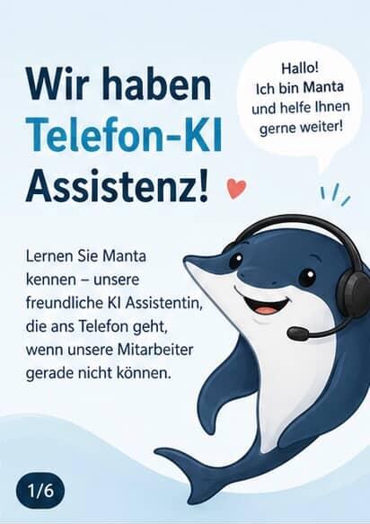 Hinweis zu Manta Telefon KI