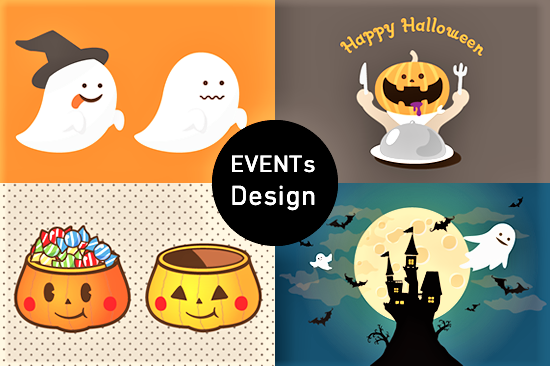 ハロウィーンのイメージ(ネットのフリー・イラストから)