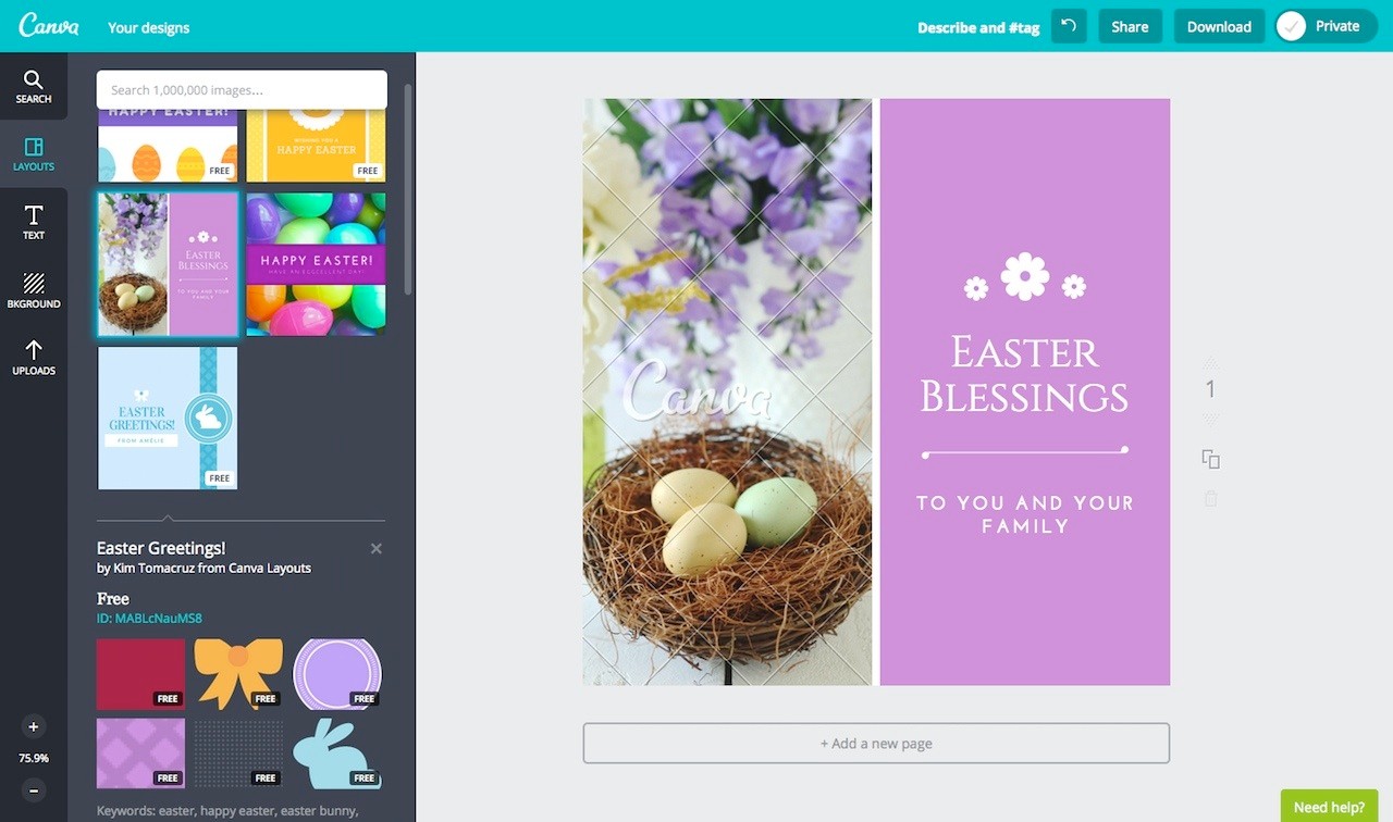 Free web based canvas, in the browser graphic & design application with