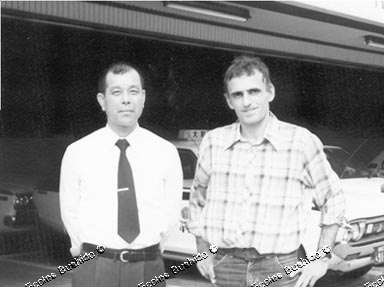Frédéric Dupertout et Sano Teruo © Frédéric Dupertout – Les Ecoles Bushido