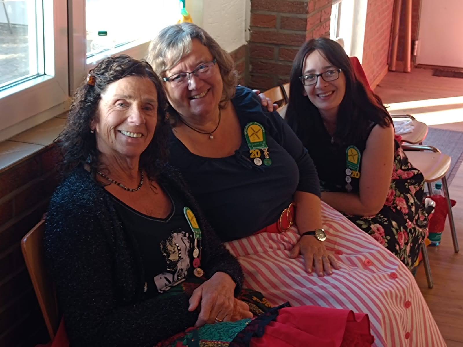 v.l.n.r.: Edith, Christiane und Melanie
