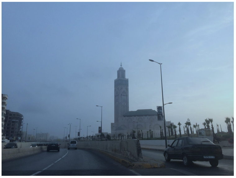 Image 1: la mosquée Hassan II
