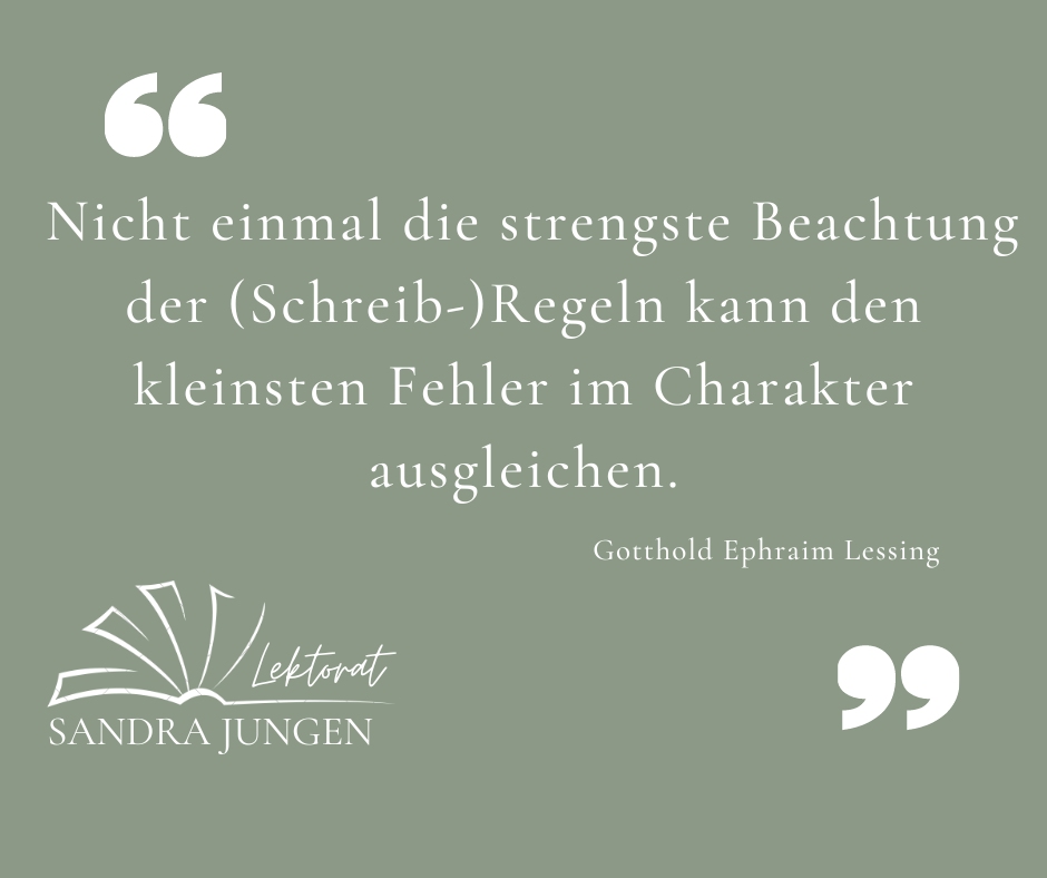 Zitat und Schreibtipp Nr. 4: Lessings Charakterfehler und Wiener Würstchen