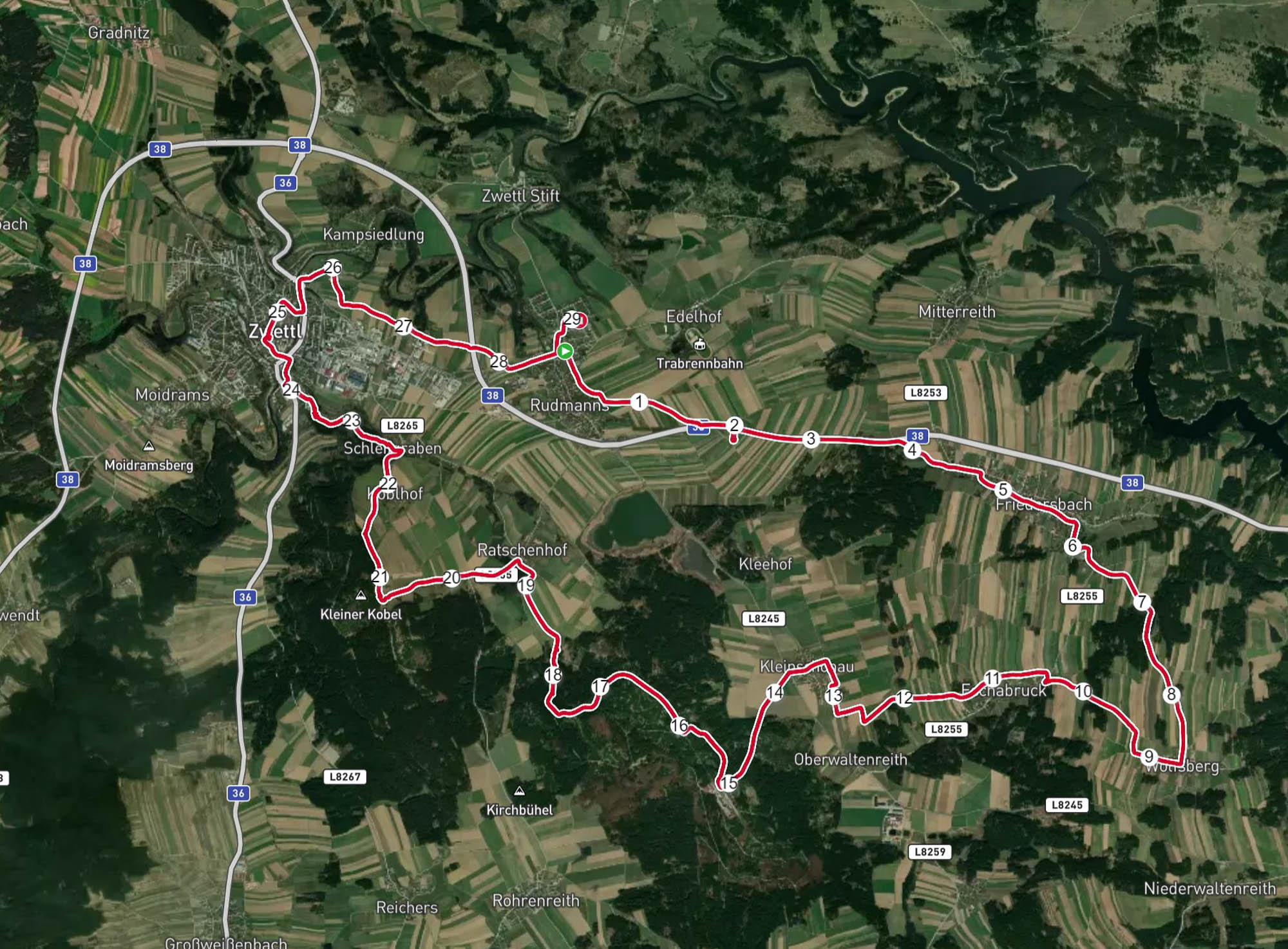 Route vom 19.8.2025