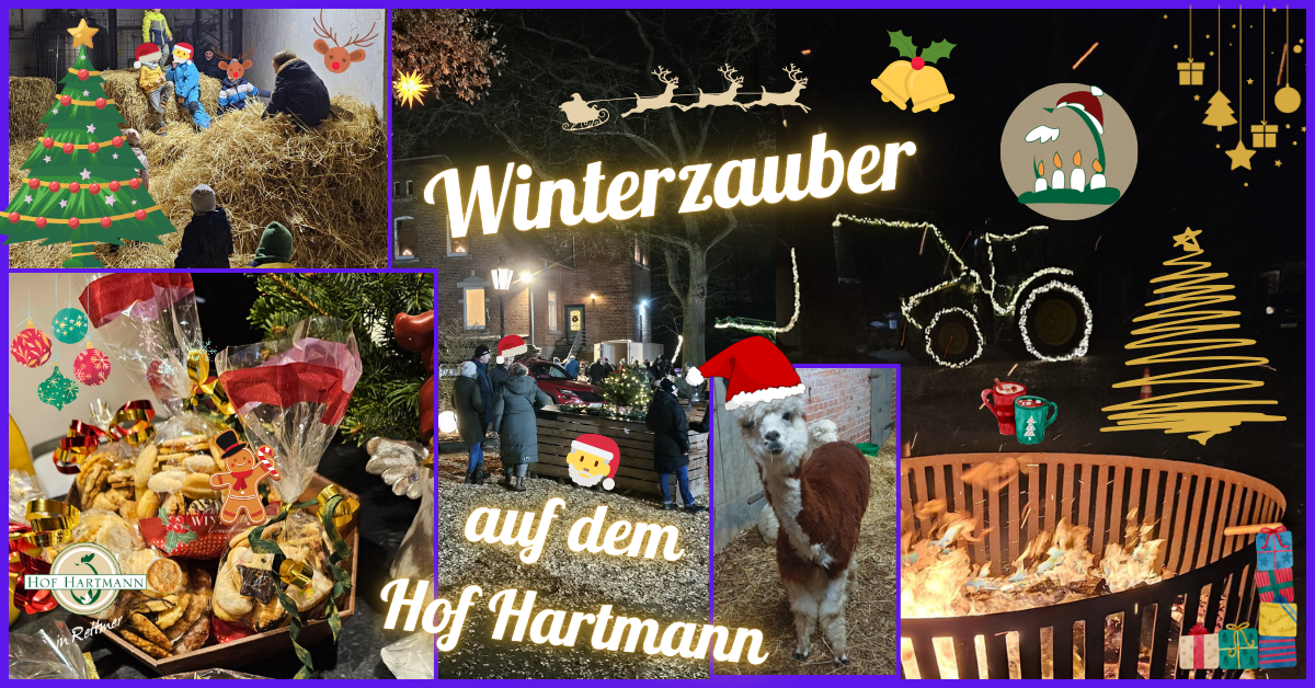 Winterzauber auf dem Hof Hartmann am Sa. 14.12.24 ab 15 Uhr