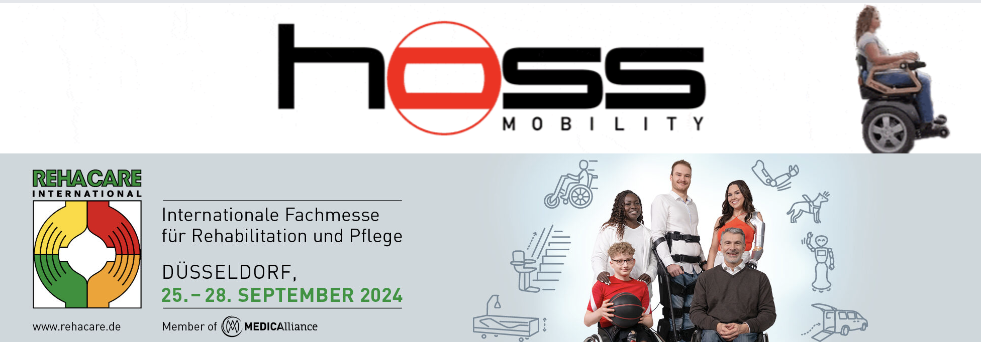 Rehacare 2024 Rollstuhl HOSS