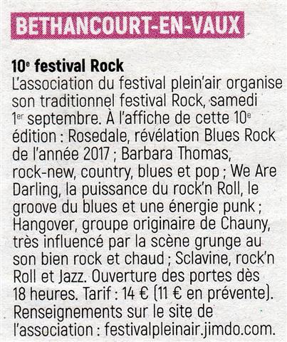 Article de l'Aisne Nouvelle