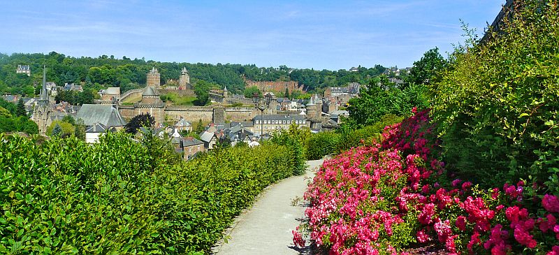 Le château de Fougères vu depuis le jardin public©crtb-GUILLAUDEAU-Donatienne