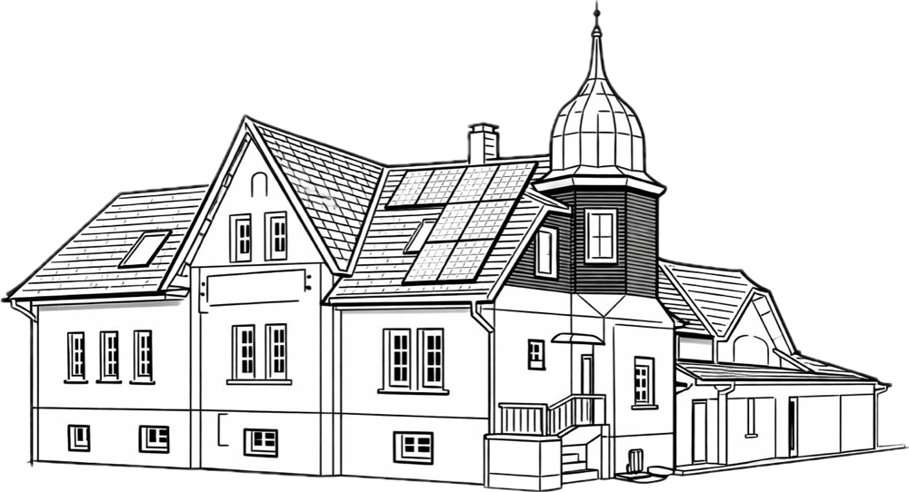 Die Stadthalle Bergisch Neukirchen blickt auf eine lange und bewegte Geschichte zurück. Errichtet im Jahr 1906, wurde das Gebäude ursprünglich als Turnhalle für den Schul und Vereinssport des Ortes gebaut. Schon damals war es ein wichtiger Treffpunkt für die Menschen in Bergisch Neukirchen. Während des Ersten Weltkriegs wurde die Turnhalle vorübergehend zu einem Reservelazarett umfunktioniert, in dem verwundete Soldaten versorgt wurden. Nach den Kriegsjahren kehrte das Gebäude wieder zu seiner ursprünglichen Rolle als Versammlungs und Veranstaltungsort für die Dorfgemeinschaft zurück. Im Laufe der Jahrzehnte entwickelte sich die ehemalige Turnhalle zunehmend zu einem zentralen Ort für kulturelle Veranstaltungen, Vereinsleben und Feierlichkeiten. Generationen von Bewohnerinnen und Bewohnern haben hier Feste gefeiert, Veranstaltungen besucht und gemeinsame Erinnerungen geschaffen. Seit 2004 wird die Stadthalle von Samet Dzeladini geführt, der das Gebäude im Jahr 2009 übernahm. Mit viel Engagement wurde die Halle weiterentwickelt und modernisiert, ohne dabei ihren historischen Charakter zu verlieren. Heute ist die Stadthalle Bergisch Neukirchen ein vielseitiger Veranstaltungsort für Hochzeiten, Familienfeiern, Vereinsveranstaltungen und kulturelle Events. Sie bleibt damit bis heute ein lebendiger Treffpunkt und ein wichtiger Bestandteil des gesellschaftlichen Lebens in Bergisch Neukirchen.