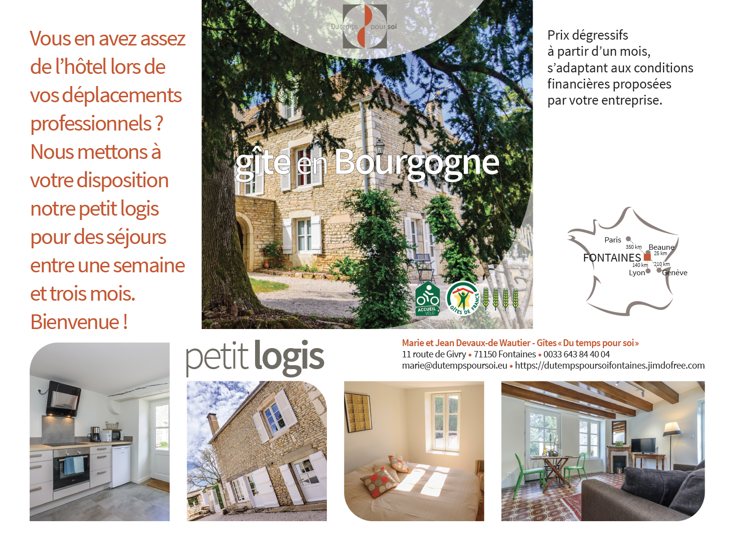 Du temps pour soi Fontaines petit logis - entreprises