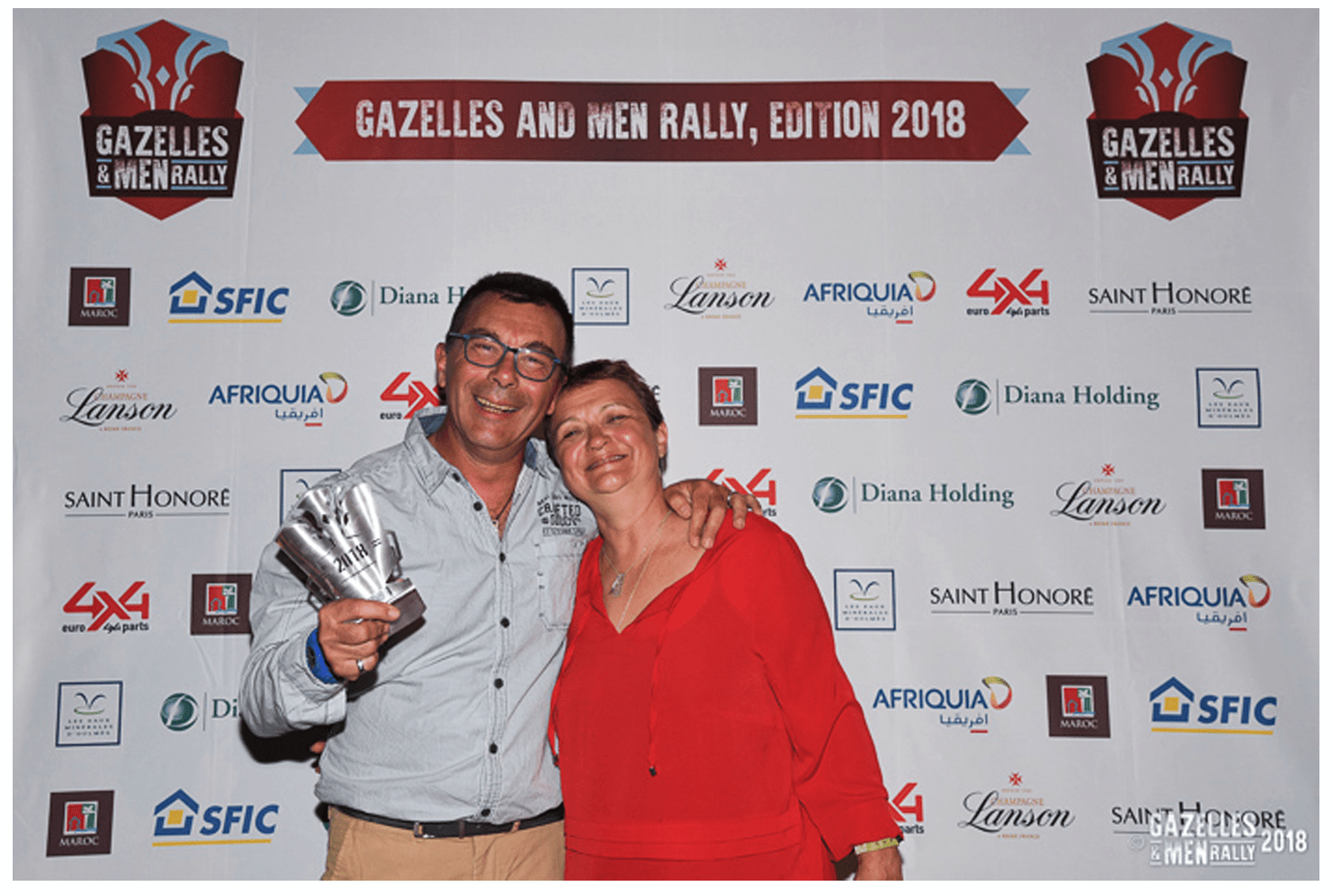 Gazelles and Men Rally 2018 - Remise des trophées à Marrakech.
