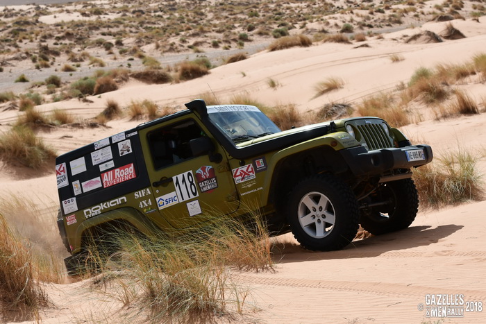 Gazelles and Men Rally 2018 - Équipage CAP 118.
