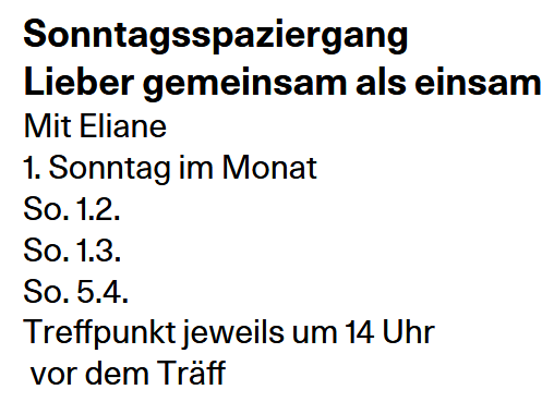 Spazieren