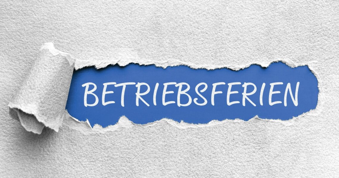 Betriebsferien über Weihnachten