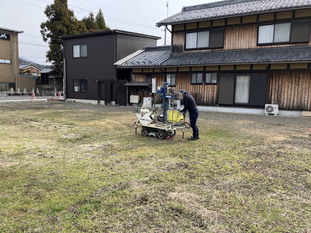 滋賀の住宅　地盤調査