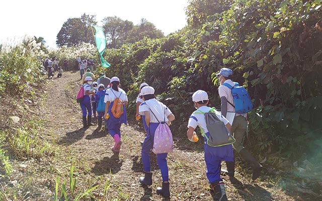 卒寿の森　小学生体験