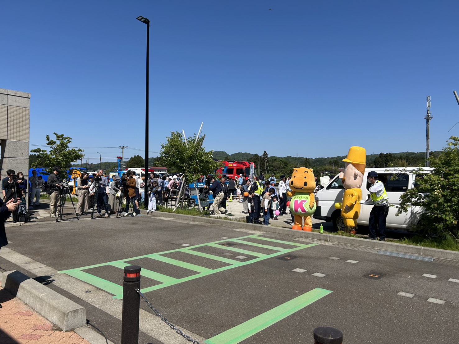 「交通安全フェスタ in たがみ道の駅」に参加