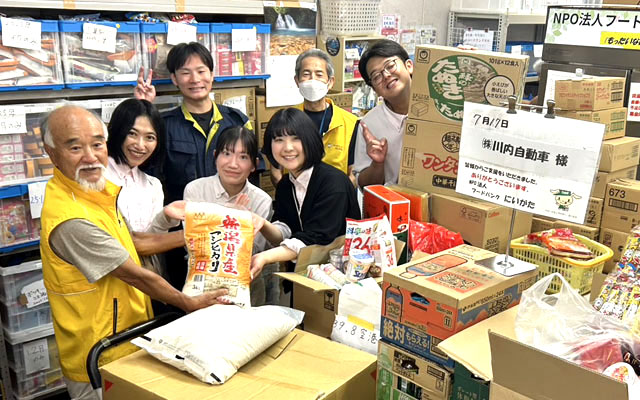 【地域貢献活動】フードバンク新潟へ食料品をお届けしました