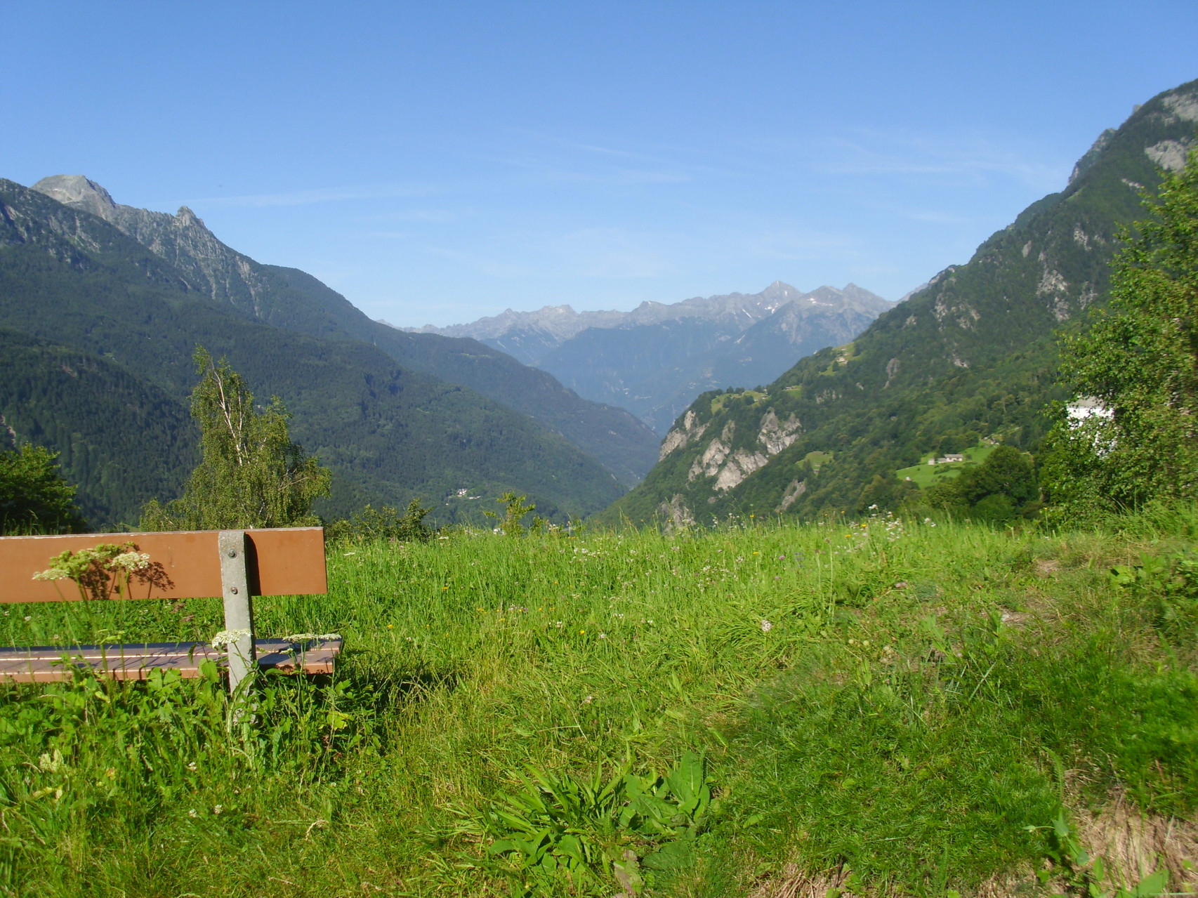 Wunderschöner Ausblick nach Italien.