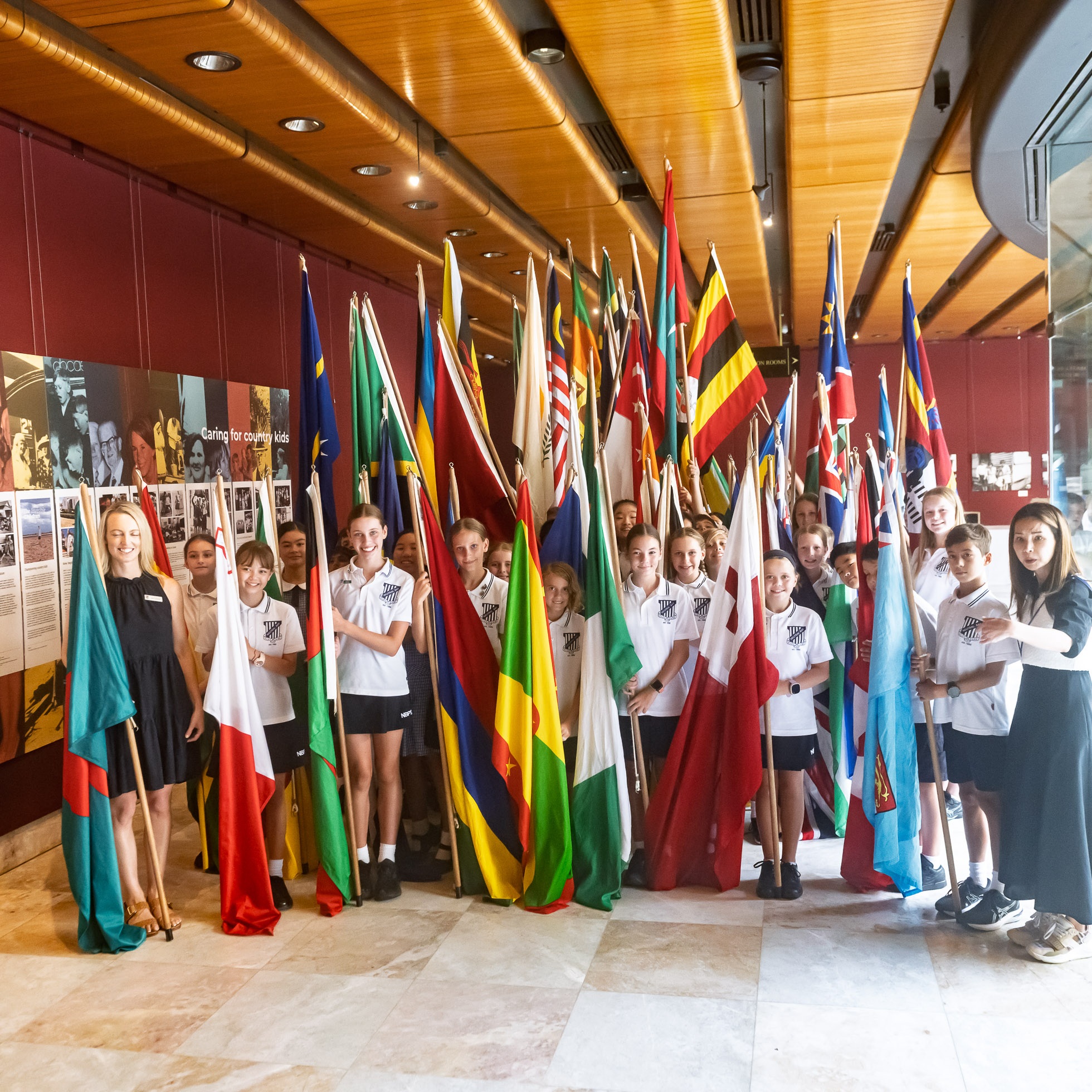 Neutral Bay Public School - 54 Flag bearers