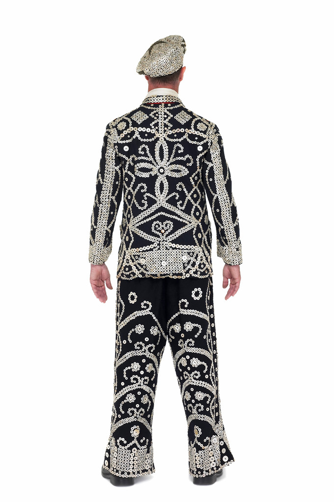 Rowe Dunedin, Pearly King costume circa 1930, London