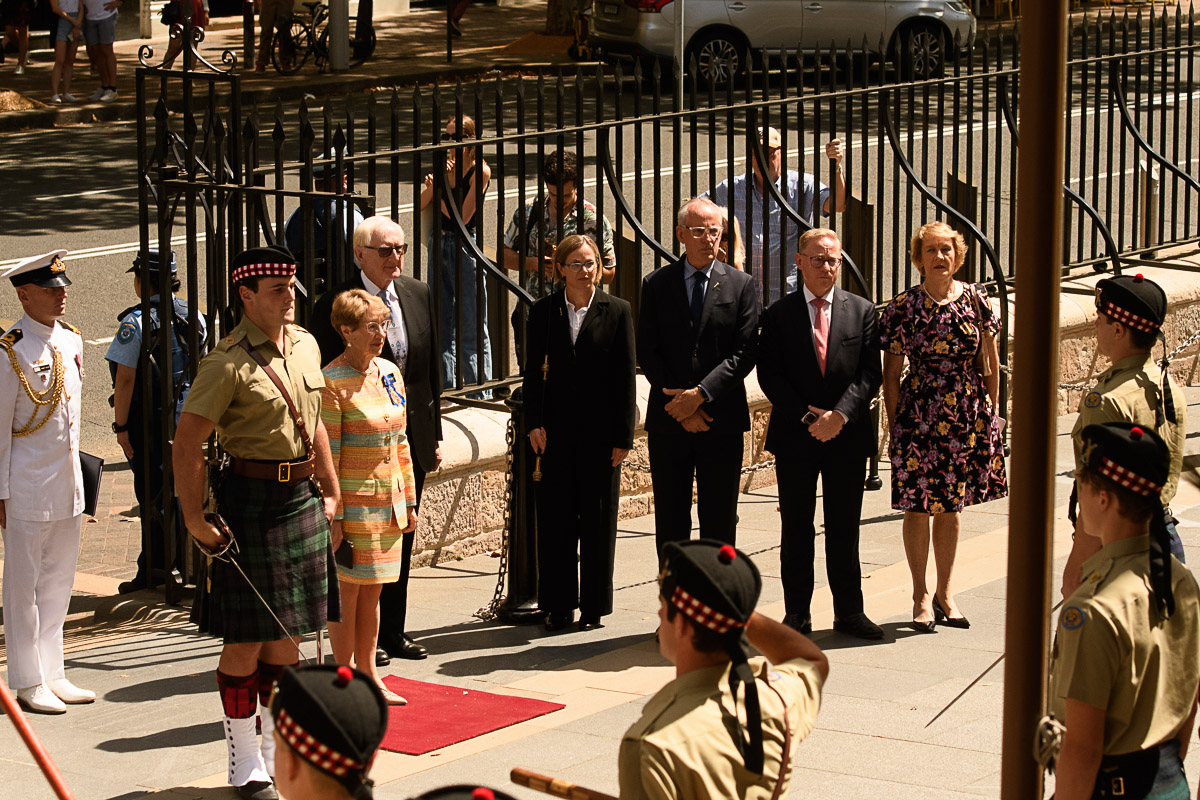 Arrival of Her Excellency and welcome by Official Party