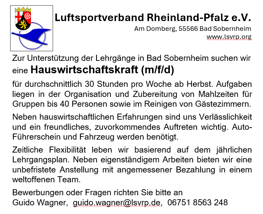 Wir suchen Verstärkung: Hauswirtschaftskraft (m/w/d) für Bad Sobernheim gesucht