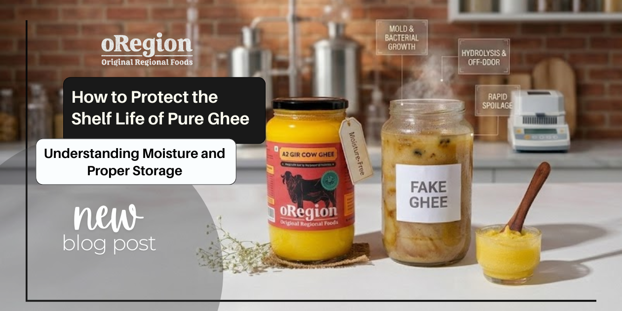 How to Protect the Shelf Life of Pure Ghee: Understanding Moisture and Proper Storage