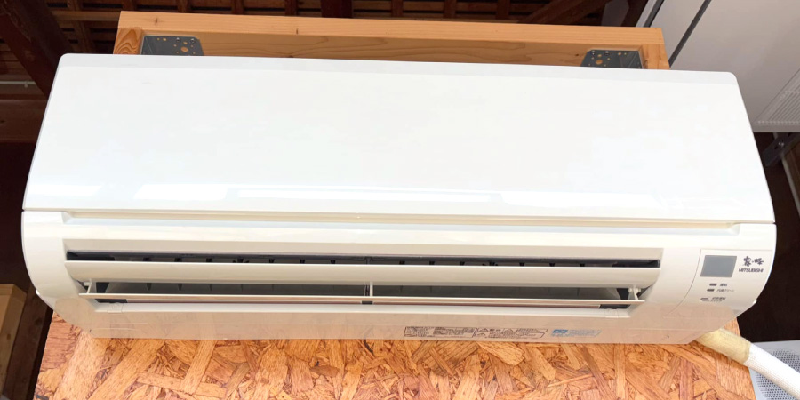 エアコンクリーニング講習の実習機「三菱｜MSZ-GV221-W」