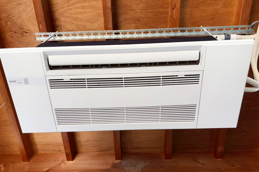 エアコンクリーニング研修の実習機「三菱｜MLZ-RX2817AS-IN」