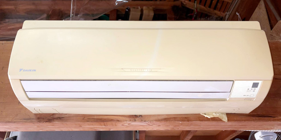 エアコンクリーニング講習の実習機「ダイキン｜F36FTNS-W」